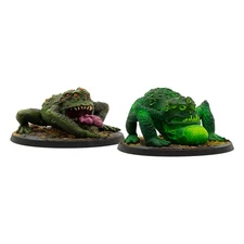 Modiphius Fallout Miniatures - Radtoads, 2 Resin Figures, RPG