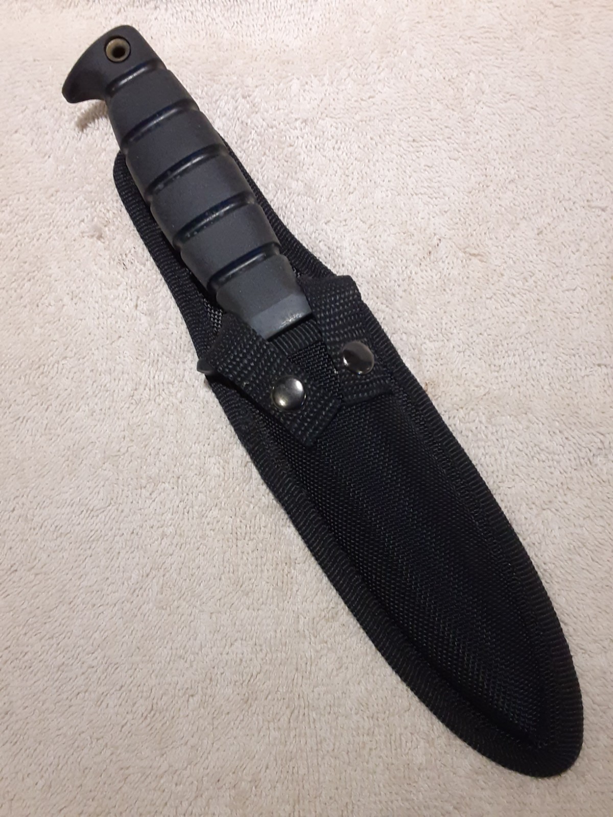 Ontario Knife Co. USA Tactical Mission Combat Survival Hunting Knife W Sheath