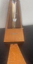 Vintage SETH THOMAS Wood Metronome De Maelzel E873-006 #10 Works