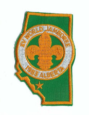Patch Uniforme Boy Scout 1983 XV Mondo Jamboree Alberta