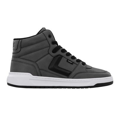 Lee Prescot Mid Lace Up  Mens Grey Sneakers Casual Shoes M000093-019