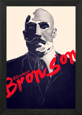 Bronson Film gerahmtes Wandbild Poster Leinwanddruck Bild