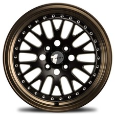 Avid.1 Wheels Rim Av-12 15x8.0 4x100 Et25 73.1cb Matte Black Bronze Lip