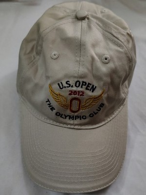 US Open 2012 The Olympic Club Golf Hat Cap USGA Member Adjustable Strap Back Tan