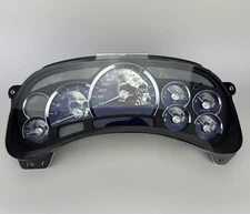 US Speedo Custom Skull Stainless Steel Gauge Face for 03-05 GM/Chevy Truck & SUV