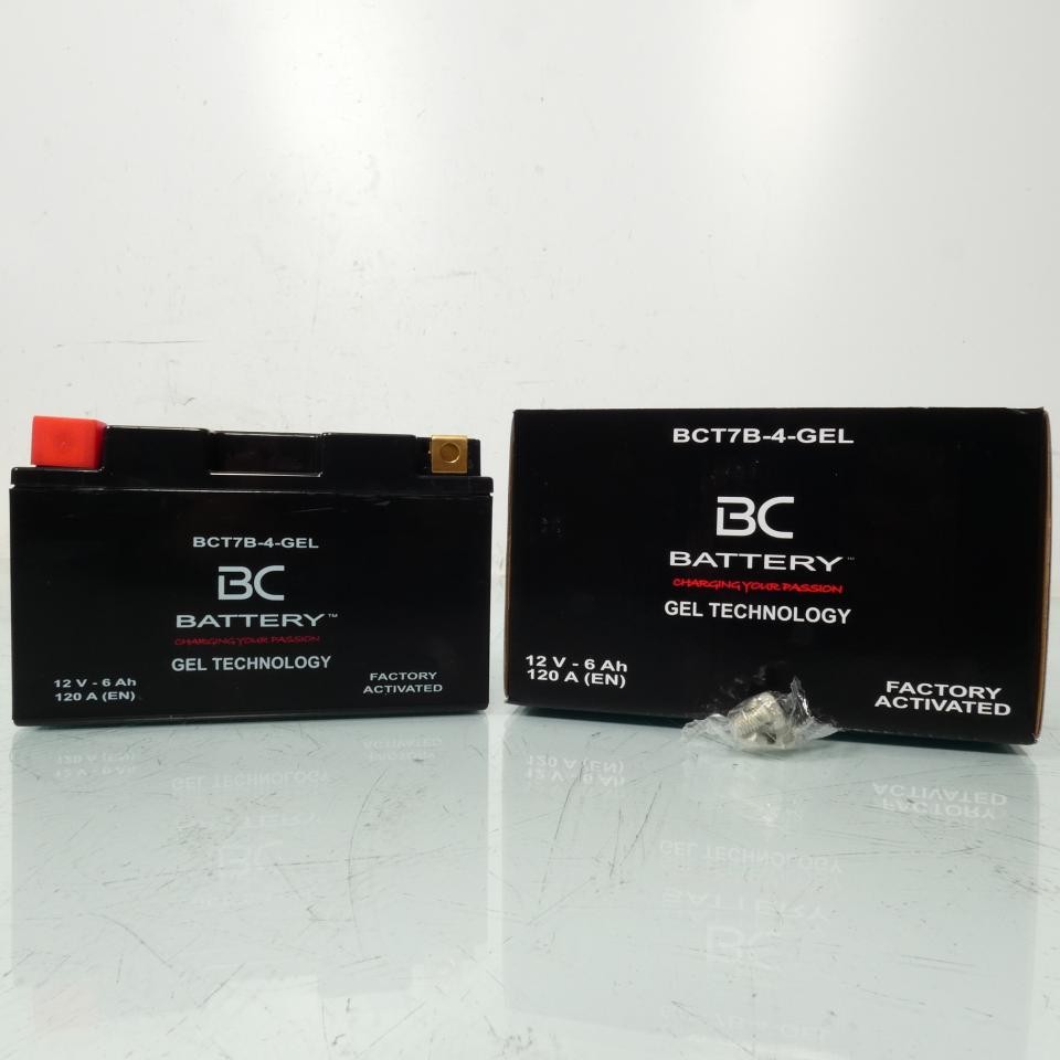 Batterie YT7B-4 BC Battery pour Yamaha TTR 225 de 1999 à 2004