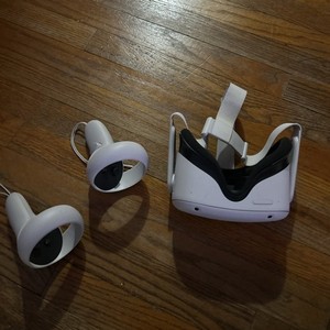 Meta Quest2 Virtual Reality Gaming Headset Includes Two Controllers and More