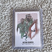 2024 Futera Victor Osimhen RV24 Nigeria Soccer Serial Numbered Memorabilia