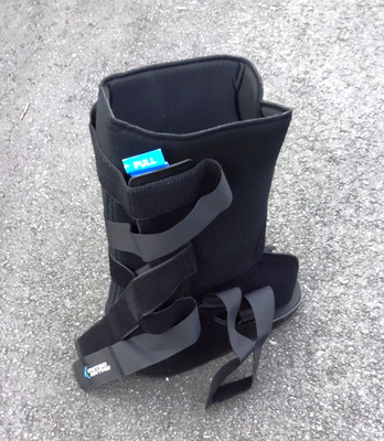 United Ortho Air Cam Walker Fracture Boot, X large, Black