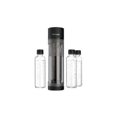 SODAPOP 10026030 Logan Wassersprudler Schwarz matt