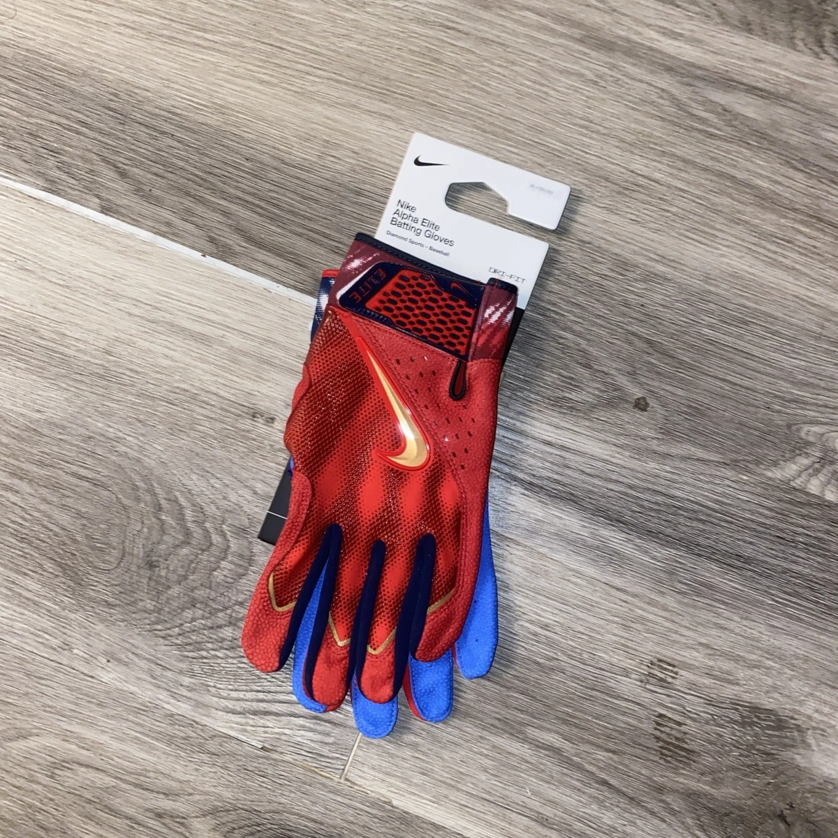 Guantes de Bateo Nike Alpha Elite 4 de Julio Promo PE Béisbol Nuevos con Etiquetas Talla XL