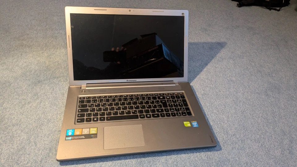 Laptop Lenovo ideapad z 710 Intel Core I7 1TB HDD 8GB Ram mit Geforce GT 740m - Bild 2 von 4
