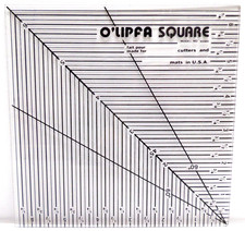 O'Lipfa Square RULER 6.5 x 6.5" Square. QUILTING, Clear Acrylic Model 55565.Olfa
