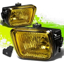Yellow Tint Oe Fog Lightslamps Pairswitch For 96-98 Civic Ej6ej7ej8ekem1