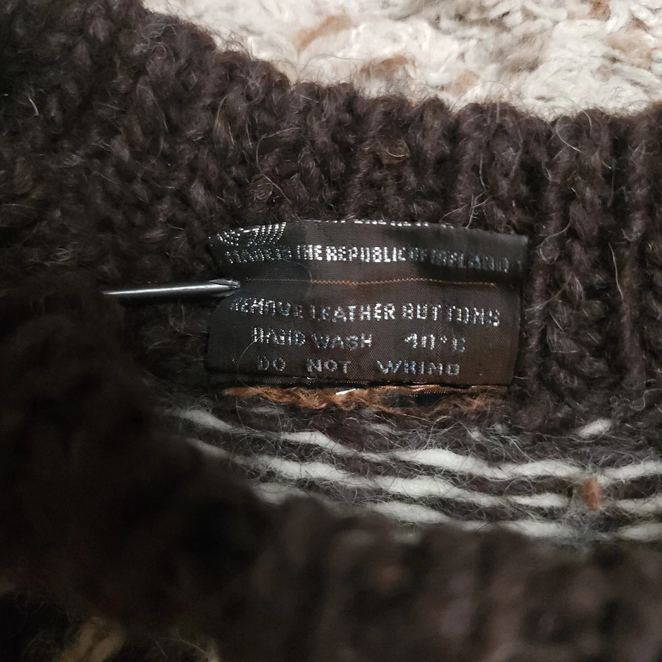 Gaeltarra Handknit 100% Pure New Wool Womens 44 Made In Ireland Sweater - Image 4 of 4