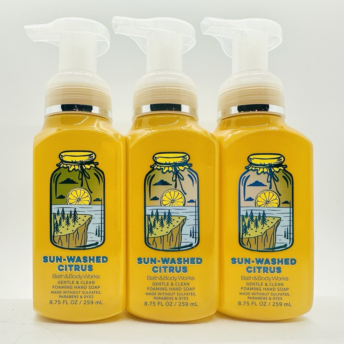 BATH&BODYWORKS (3セット) Bath & Body Works Gingham Daily Trio Gift Set - Shower Gel