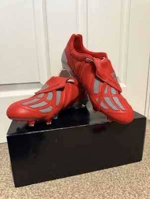 Adidas Predator Mania Red 2025 Firm Ground Fußballschuhe UK 10,5