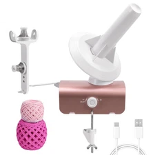 Electric Yarn Winder for Crocheting, Heavy-Duty Yarn Ball Winder 10 oz Large ...