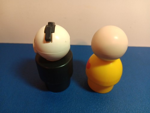 Fisher Price 1984 Jumbo LIttle People Yellow Baby & Bear Vintage - Picture 3 of 6