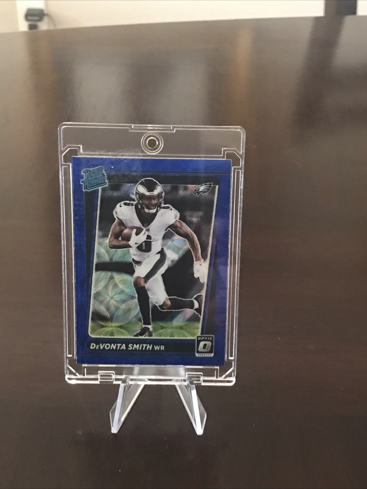 2021 Panini Donruss Optic - Rated Rookie Devonta Smith #205 Blue Hyper Prizm...