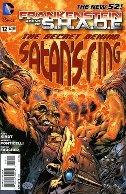 Frankenstein, Agent of S.H.A.D.E. #12 FN; DC | New 52 Matt Kindt - w/Bag+Board