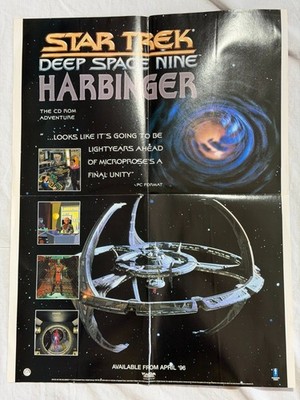 2000 AD Comic - Prog 1000 Prmotional Poster - Date 1996 - STAR TREK Harbinger
