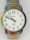 Vintage Timex Indiglo Easy Reader Quartz Watch – White Dial – New Battery