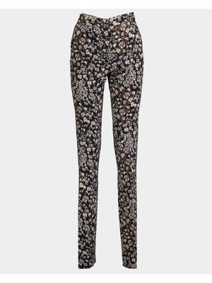 MAX MARA  STUDIO Womens Black Stretch Zippered Wear To Work Straight leg Pants 8