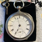 Antique WALTHAM 1883 Appleton Tracy Coin Silver Pocket Watch 18s Heavy Key Clean