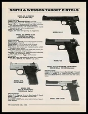 1996 SMITH & WESSON Model 41 422 2213 Rimfire and 2206  Pistol PRINT AD