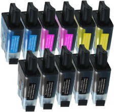 11x Patronen kompatibel für Brother LC900 MFC-210C MFC-215C DCP-115C DCP 120C