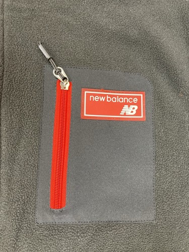 New Balance Fleece Full Zip Jacket Men Large Black - Picture 2 of 11