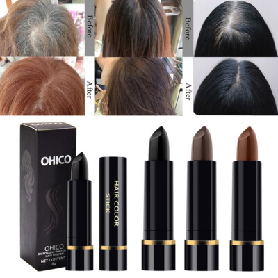 Instant Hair Dye Cover Grey Roots Haarfarbe Ändern Cremestift Unisex  с