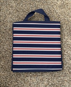 Pottery Barn Kid Boy Cameron Storage Cube Collapsible Red White