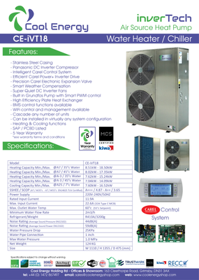 Cool Energy Complete Air Source Heat Pump Heating u0026 Hot Water Monoblock Kit  Pack | eBay