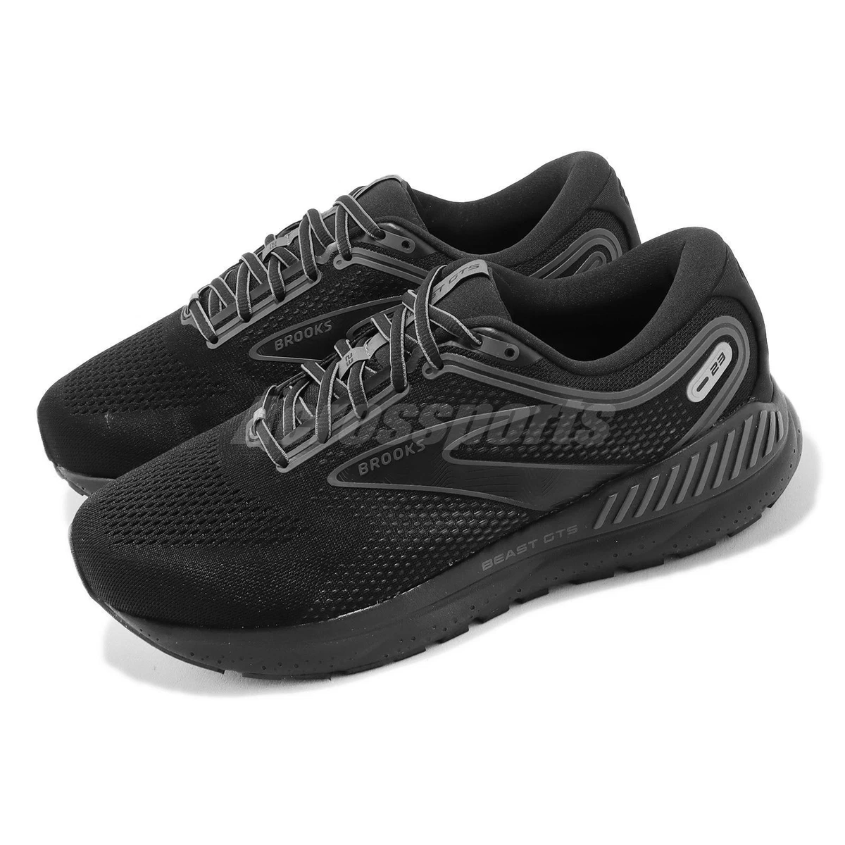 Brooks Beast GTS 23 4E Extra Wide Black Gunmetal Men Running Shoes