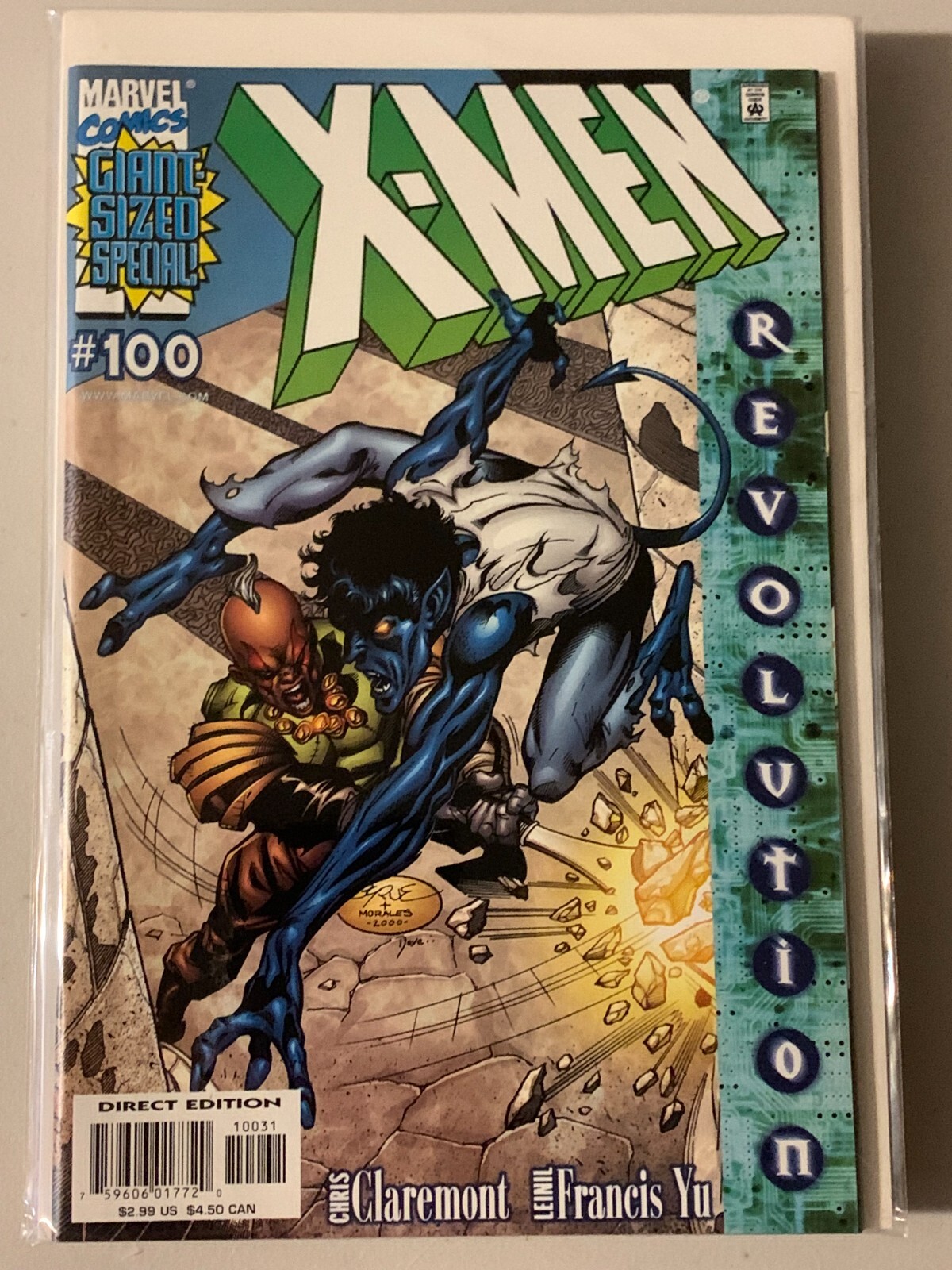 X-MEN #100 NM BYRNE VARIANT MARVEL 2000