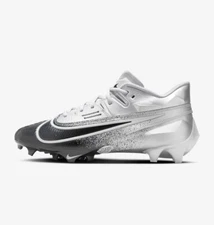 $210 Nike Vapor Edge Elite 360- 2  Silver/Black  DA5457-003 Mens Size 12 Raiders
