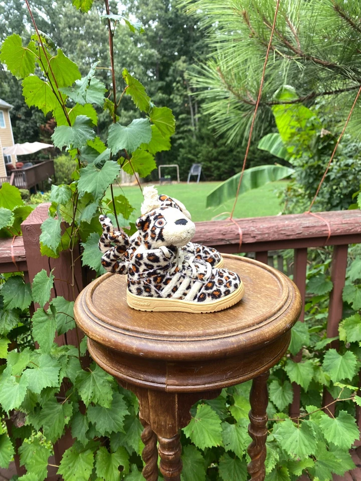 Kids SIZE 5K Adidas ORIGINAL Jeremy Scott LEOPARD  Fur Tails V24578 BABY TODDLER - Image 4 of 4