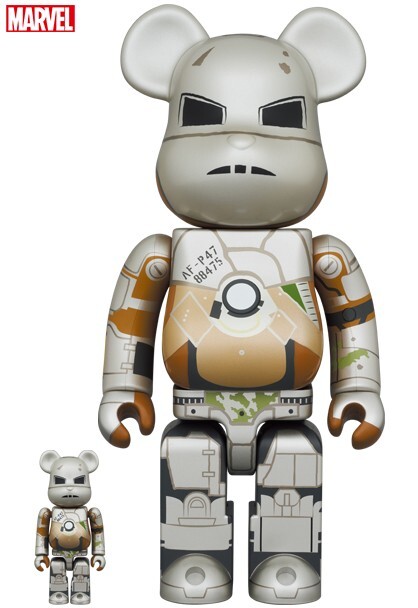MEDICOM TOY - Be@rbrick IRON MAN MK Ⅲ 100％ & 400％ MEDICOM TOY BE@RBRICK IRON MAN MARK Ⅰ 100％ & 400％ THE