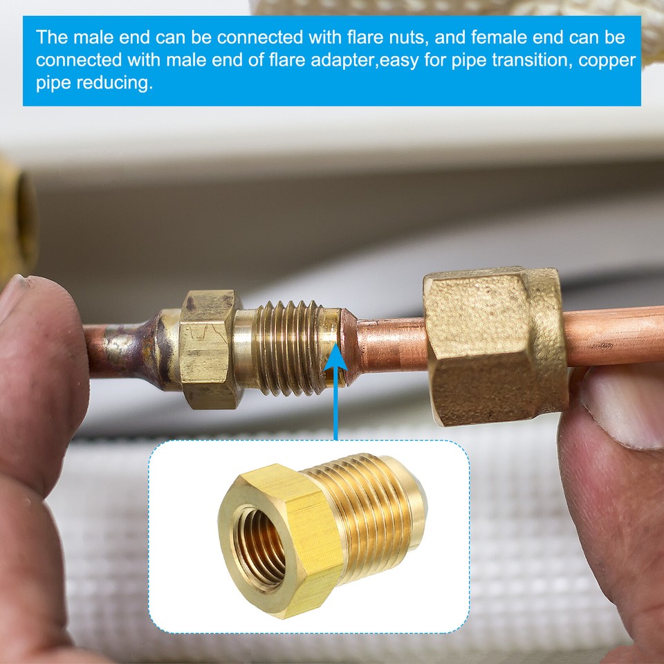 5-8-female-flare-x-1-2-male-flare-connector-brass-adapter-reducing-ebay