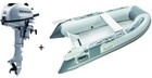 NEUES Hypalon (!) RIB Festrumpf Schlauchboot 2,53 m + neuer Honda Außenbord 6PS