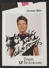 10288 Hartmut B&ouml;lts Radsport Cycling Autogrammkarte original signiert