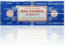 Satya Sai Baba Nag Champa Agarbatti Incense Sticks Box 250gms Hand Rolled