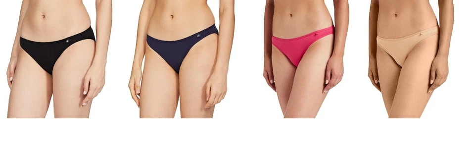 Jockey SS02 Women's High Coverage Micro Modal Elastane Stretch Mid Waist Hipster - Image 4 of 4