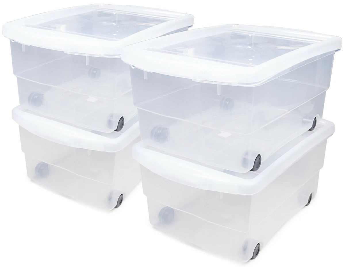 Ondis24 Unterbettbox Jolly Mit Deckel Und Rollen, Rollbox 25