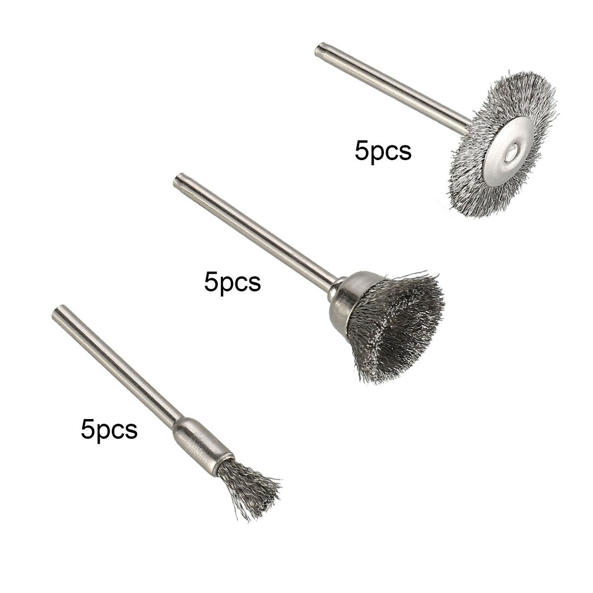 Drill Brush BE-TOOL Wire Brushes, Steel Wire Brush Steel Wire Brush Polishing Wheels Set Kit For Rotary Tool Brosse Pour Perceuse - Foto 10