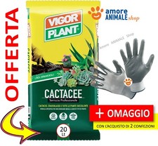 VigorPlant Terriccio CACTACEE → 20 Lt - per Coltivazione Piante Grasse, Cactus
