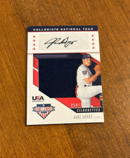 Jake Agnos 2019 Panini USA Baseball Silhouettes Game Patch Auto AZ Yankees /199