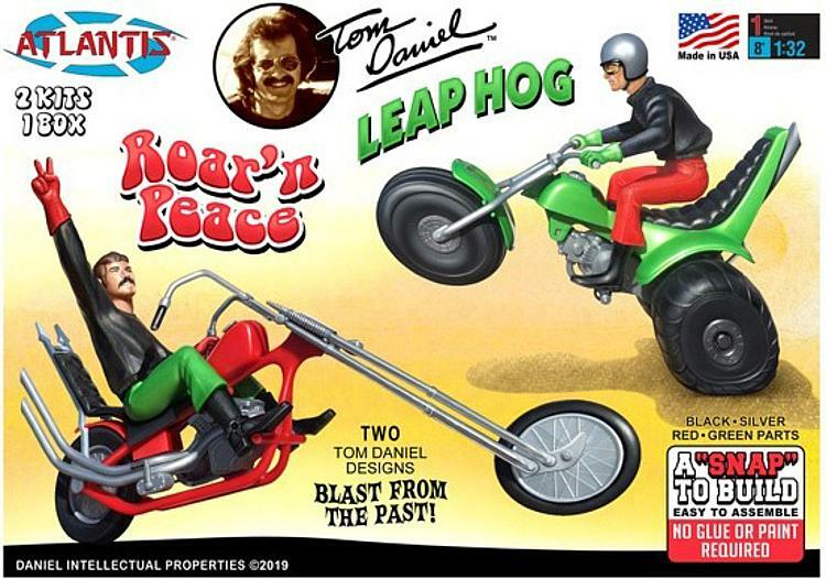Atlantis 566600 - Roar'N Peace Leap Hog Snap 2 Pack Tom Daniel - New